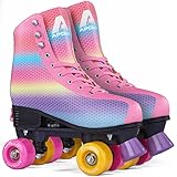 Apollo Disco Roller, Classic Roller | Rollschuhe für Kinder und Erwachsene | größenverstellbare Quad-Skates, 3 Größen, verstellbar von 31 bis 42 | Rollschuhe Damen in schicken Designs