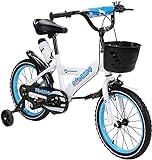 Actionbikes Kinderfahrrad Donaldo - 16 Zoll - V-Break Bremse - Stützräder - Luftbereifung - Ab 4-7 Jahren - Jungen & Mädchen - Kinder Fahrrad - Laufrad - BMX - Kinderrad (Donaldo 16 Zoll)