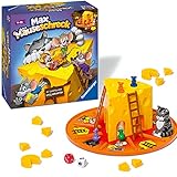 Ravensburger Kinderspiele 24562 - Max Mäuseschreck - Würfel-Laufspiel für 2 bis 4 Spieler ab 4 Jahren, Mehrfarbig