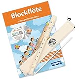 CASCHA,HH 1500,Blockflöten AA8Set, Flöteaus Kunststoff zumLernen für Kinder und Anfängermit Buch, Deutsche Griffweise, Set mit Lehrbuch