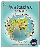 Weltatlas für Kinder: Mit großem Poster