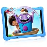 XCX 8 Zoll Tablet Kinder, Android 10 Kinder Tablet, FHD 1920 * 1200 IPS Display, 2GB+32GB, Quad Core, Vorinstalliertes Kidoz, Dual Kamera Tablet PC, Bluetooth, WiFi Kids Tablet (Blau)