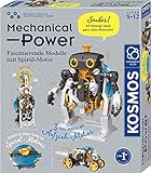 KOSMOS ‎620783 Mechanical Power, Entdecke spielerisch Mechanik , Bausatz mit Spiral-Motor für Rennauto, Roboter und Timer, Experimentierkasten für Kinder ab 8-12 Jahre
