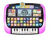 VTech Baby Lern- und Musiktablet – Sprechendes, musikalisches Tablet mit 12 Lernaktivitäten und leuchtendem Rahmen – Zum Lernen von Wörtern, Buchstaben, Zahlen – Für Kinder von 2-5 Jahren