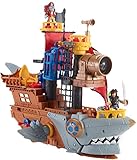 Fisher-Price Imaginext DHH61 - Pirates Haimaul-Piratenschiff, Spielzeug ab 3 Jahren