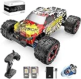 Ferngesteuertes Auto, DEERC 4WD Offroad RC Auto 40 km/h 1:18 Geländewagen , 2 Akku Lange Laufzeit 2.4-GHz Fernbedienung , Outdoor Indoor Fahrzeug Spielzeug für Erwachsene und Kinder (9310)