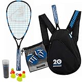 Speedminton Jubiläumsset (S800) Limitiertes Speed Badminton/Crossminton Allround Set inkl. 4 Speeder®, Spielfeld, Tasche