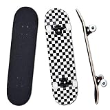 YUDOXN Komplettes Skateboard für Anfänger, Jugendliche, Kinder, Mädchen, 7 Schichten aus Ahornholz mit ABEC-7-Kugellagern, Skateboard, Longboards