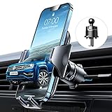 VANMASS Handyhalterung Auto Lüftung [2022 Upgrade Bombenfest Lüftungshaken] 360°Drehbar 100% Silikonschutz Kfz Smartphone Halterung Auto für Alle Handys & Autos iPhone 13 12 Samsung S21 Huawei Xiaomi