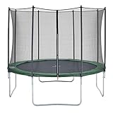 CZON SPORTS Gartentrampolin Ø360 cm mit Sicherheitsnetz, grün|trampolin|trampolin outdoor