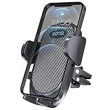 Amazon Brand - Eono Handyhalterung Auto, KFZ Handy Halterung Lüftung Stabiler Never Fall Handy, Universal 360° Drehbar für Alle Smartphones von 4 bis 7 Zoll, z.B iPhone 14/13/12 Samsung Huawei