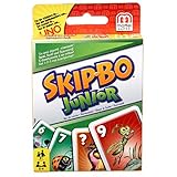 Mattel Games T1882 - Skip-Bo Junior Kartenspiel für Kinder, geeignet für 2 - 4 Spieler, Spieldauer ca. 30 Minuten, ab 5 Jahren