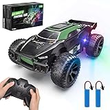 Kizeefun Ferngesteuertes Auto, 1:22 RC Car für Kinder mit 360°RC Stunt Auto Rennauto, 2.4GHz Fernsteuerung Off Road Spielzeugauto, Geschenk für Jungen Mädchen