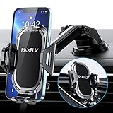 RAXFLY Handyhalterung Auto, 3 in 1 Universalle Kfz Handyhalterung Auto Saugnapf & Lüftung, Auto Handyhalterung Armaturenbret Smartphone Handy Halterung Auto Zubehör für iPhone Samsung Huawei Xiaomi