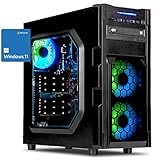 Ankermann Gamer Office PC V2 | Intel Core i3 10105F | Nvidia GeForce GTX 1650 4GB | 16GB RAM 2666MHz | 500 GB M.2 NVMe SSD | Blackrabbit Case | 450W Be Quiet! PSU | Windows 11 | LibreOffice