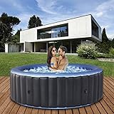 Miweba MSpa aufblasbarer Whirlpool 2022 Comfort Bergen C-BE041 & C-BE061 - für 4-6 Personen - inkl. Zubehör - Pool aufblasbar (6 Personen)