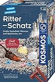 KOSMOS Ritter-Schatz, Grabe funkelnde Münzen und Spielsteine aus, für Mittelalter-Fans und kleine Archäologen. Mit Drachenzahn-Kette, Experimentierset mit Hammer und Meißel, Für Kinder ab 7 - 10 Jahre