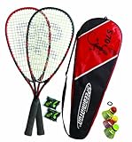 Speedminton ® Set S70 für Einsteiger, rot/schwarz