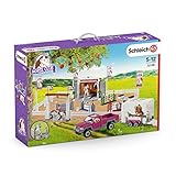 schleich 72105 Großes Reitturnier mit Pick-Up und Pferdeanhänger, für Kinder ab 5 Jahren, Horse Club - Spielset