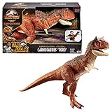 Jurassic World HBY86 - Riesendino Carnotaurus Toro-Dinosaurier-Actionfigur, Dinosaurier Spielzeug ab 4 Jahren