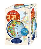 KOSMOS 673024 Kinder-Globus, ab 5 Jahren, mit Beleuchtung, Durchmesser 26 cm, Lernspielzeug für Kinder und Deko fürs Kinderzimmer