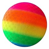 Rainbow PVC Soft Ball für Kinder, Saft und Durable Bouncy Ball für Kinder Geschenk (8,5 Zoll)