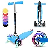 Fun pro ONE, der sichere Premium Roller Kinder ab 3 bis 6 Jahre, Vergleichstestsieger Scooter Kinder, LED Räder, faltbar, 3 Jahre Garantie (Roller, Kickboard, Tretroller), Kinderroller Junge Mädchen