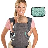 Infantino Flip Advanced 4-in-1 Babytrage – Ergonomische Babytrage mit 4 Tragepositionen – Für Säuglinge und Kleinkinder von 3,6-14,5 kg