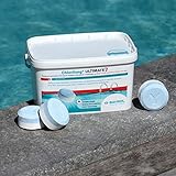 BAYROL Chlorilong ULTIMATE 7 - Pool Desinfektion - 7 in 1 Chlortabletten 300g, sehr hoher Aktivchlor Gehalt, langsam löslich - 4,8 kg