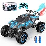 HOMYE Ferngesteuertes Auto 2.4 GHz Beleuchtungsspray RC Auto ferngesteuertes Geländewagen Kinder-Stunt-Kletterauto grenzüberschreitendes Spielzeugauto Allrad-Mountainbike