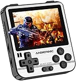 Anbernic RG280V Handheld Spielkonsole , Retro Spielkonsole Open Source Linux-System with 64G TF Card 5000 Spielkonsole (Silver)