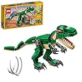 LEGO 31058 Creator Dinosaurier Spielzeug, 3in1 Modell mit T-Rex, Triceratops und Pterodactylus Figuren, Bausteine Set, Geburtstagsgeschenk für Kinder