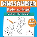 DINOSAURIER Punkt zu Punkt Malbuch für Kinder 4-8 Jahren: Punkt zu Punkt Malbuch für Kinder Mädchen und Jungen | Tolles Geschenk für Kinder