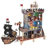 KidKraft 63284 Spielset Pirate's Cove Spieleset aus Holz für Kinder, Bunt