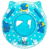 Pukitt Schwimmring Baby, Aufblasbare Schwimmreifen Baby mit Sicherheits Schwimmsitz, Auslaufsicherer Schwimmhilfe Baby für Kinder 6 Monate bis 36 Monate(50cm/Blau)