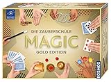 KOSMOS 698232 Zauberschule Magic Gold Edition, 150 Zauber-Tricks von leicht bis anspruchsvoll, viele magische ZauberUtensilien, Zauberkasten für Kinder ab 8 Jahre, Einsteiger, inkl. OnlineErklärVideos