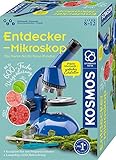 KOSMOS 636050 Entdecker-Mikroskop, Experimentierkasten für Kinder