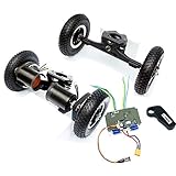 L-faster Elektrisches Skateboard-LKW Weg vom Straßen-Skateboard Riemen-Antriebs-LKW 4 Rad-Longboard Berge-Skateboard 11 Zoll-LKW 8 Zoll-Rad (Drive with normal RC)