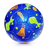 INPODAK Fussball Kinder, Fußball Größe 2, Fußball für 2 3 4 5 6 7 8 Jahre alt, Kinderball Fußbälle, Freizeitball Training Ball Drinnen Draußen Junge Mädchen