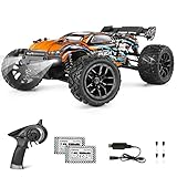 HAIBOXING Ferngesteuertes Auto 4WD RC Auto 1/18 36 km/h All Terrains Offroad Elektro Fahrzeug 2,4 GHz Offroad Monstertruck Buggy mit 2 wiederaufladbaren Batterien für Kinder und Erwachsene