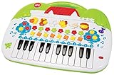 Simba 104018188 - ABC Tier-Keyboard, mit verschiedenen Sounds und Einstellfunktionen, 28x39cm, ab 3 Jahre