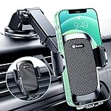 Humixx Handyhalterung Auto Saugnapf [2021 Stabilere Halterung] Universale 4 in 1 Armaturenbrett Windschutzscheibe KFZ Halterung 100% Silikonschutz Pkw Handyhalter für iPhone/Samsung/Xiaomi/Huawei/LG