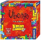 KOSMOS 697396 - Ubongo Junior, rasantes Kinderspiel ab 5 Jahren, Knobelspaß und Legespiel, für 1 - 4 Spieler