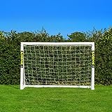 Net World Sports Forza 1,8m x 1,2m Fußballtor – Dieses Tor kann das ganze Jahr über bei jedem Wetter draußen gelassen Werden (Tor nur)