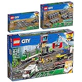 Lego City 3er Set 60198 60238 60205 Güterzug + Weichen + Schienen